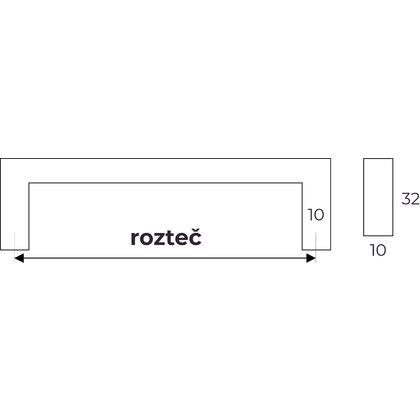 Madlo F5810 - inox LUX