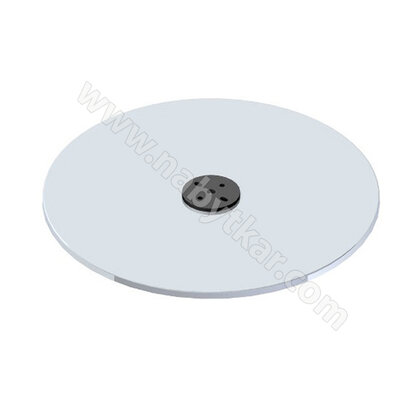 Spodná okrúhla čast podnože  HD240 - FI 452, inox