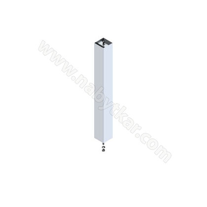 Stredný profil 80x80 v-700mm na podnož HD241 , inox