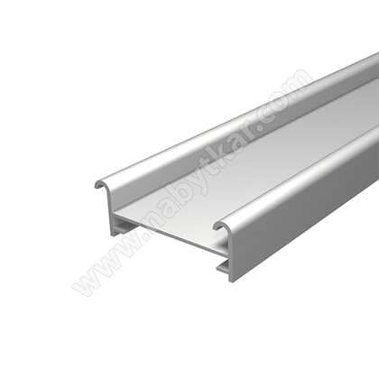 Spodná koľaj GAMA 2 -8930,  hliník /Laguna