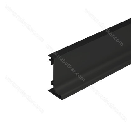 Gripless profil typ- "L"  L-3,5m C-35,čierne