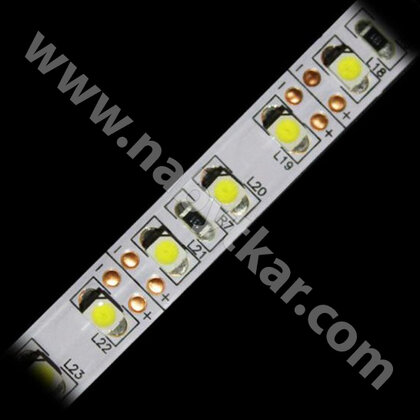 LED PAS 3528 bez kon.-IP20, 120LED/m 12V, š-8mm, L-5m, biela studena/CP