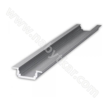 LED PROFIL - Zafrézovatelný profil 6X16mm - hliník, 2m (bez krycej lišty)/CP