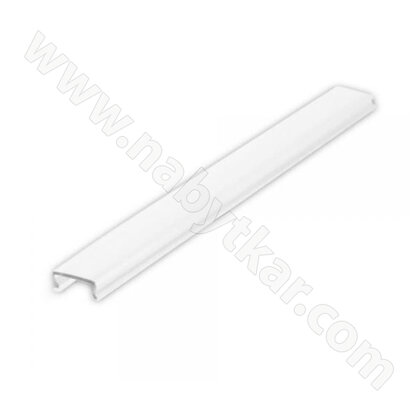 LED krycia lišta do led profilu ( vonk. a vnút.a rohový )priesvitná mliečna , 2,0m / CP