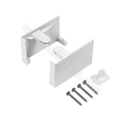 Upevnenie vnút.čela-ZIF.71M0 ANTARO biele, L+P /Blum