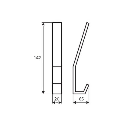 Náb.vešiak velký CH073 inox Náb.vešiak velký CH073 inox