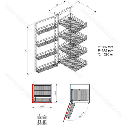 MAXIMA MIDI 60-4P.,FRONT, chróm /Rejs