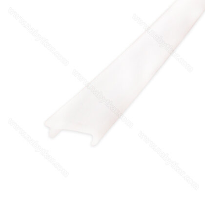 LED krycia lišta do profilu Gripless C a L, mliečna, 3,5m / Zobal