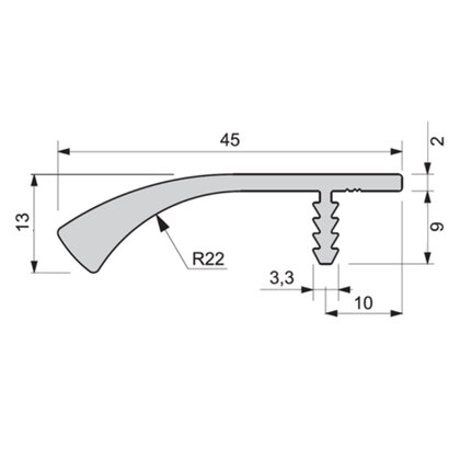 Madlo UKW 21 typ S, inox