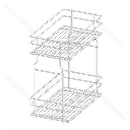 VARIANT MULTI košík spodný bez výsuvu, cargo mini 600 L-450 mm, biely /Rejs