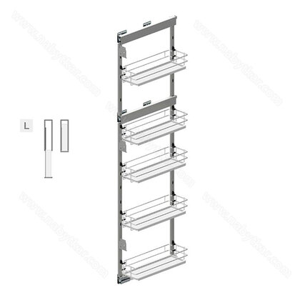 MAXIMA EVO II Cargo maxi bočné vysoké od 1700mm, 150 ľavá , chróm -biely  /Rejs