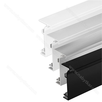 Gripless profil typ - "L" na LED pás,  L-3,5m,