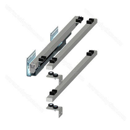 VARIANT MULTI skrytý plnovýsuv bočný PUSH  ľavý 450 mm / Rejs