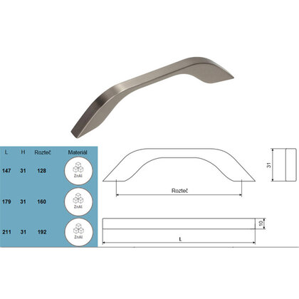 Madlo UU17- chróm / Gamet