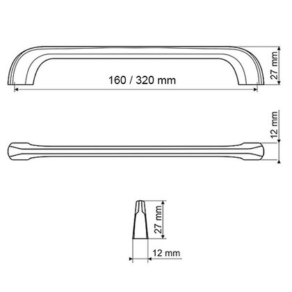 Madlo UU05- čierne lesklé / Gamet