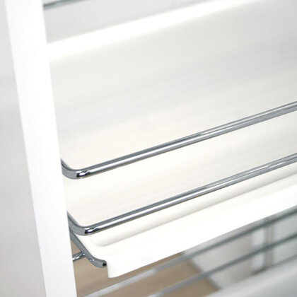 MAXIMA EVO II Cargo maxi bočné vysoké od 1700mm, 200 ľavá , chróm -biely  /Rejs