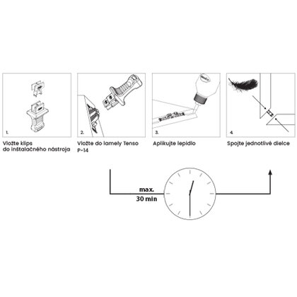 Lamello Tenso P-14 předpínací clip
