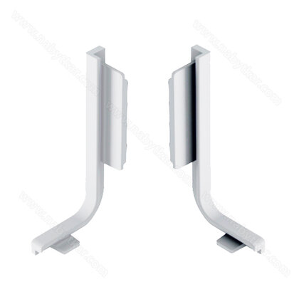 Gripless LIGHT koncovka na profil typ "L"  biela Gripless LIGHT koncovka na profil typ "L"  biela