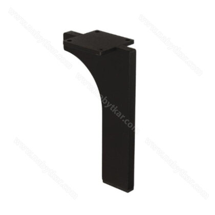 Nábytková noha NS34-120-L2 bez regulácie čierna / Gamet 