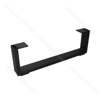 Nábytková noha NS39-120-370-L2 bez regulácie čierna / Gamet 