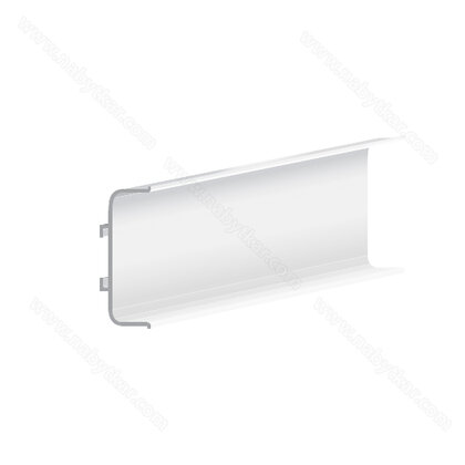 Gripless - Zvislý aj vodorovný profil obojstranný biely Rall 9016 mat. 2,75 m / LC Gripless - Zvislý aj vodorovný profil obojstranný biely Rall 9016 mat. 2,75 m / LC