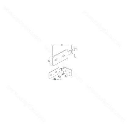 Gripless - uholník na uchytenia pre zvislé a vodorovné profily / LC