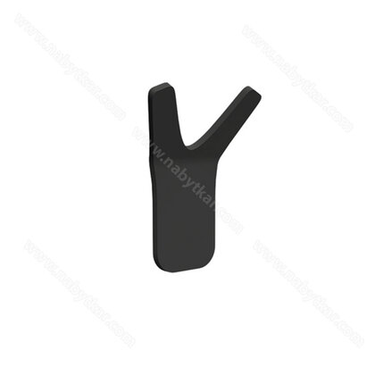 Vešiak Z-6909 P61 , čierna matná / Nomet