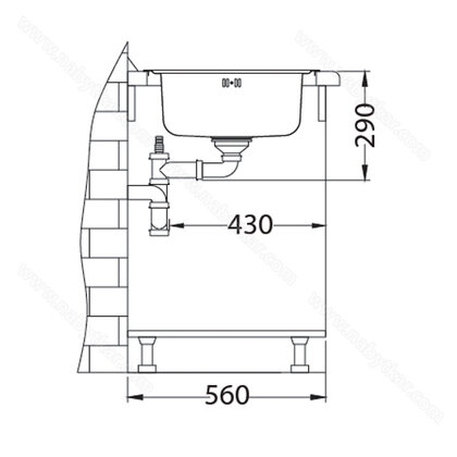 Drez LINE 20 MAXIM, 860x500x190 /alveus Drez LINE 20 MAXIM, 860x500x190 /alveus