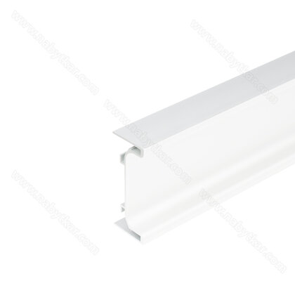 Gripless profil typ- "C"  L-3,5m Ral 9003, biely