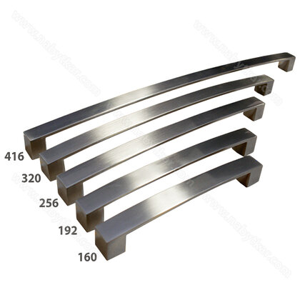 Madlo UU2407, brúsený nikel /LC