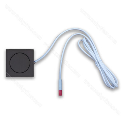 Vypínač na zafrézovanie Integro Berker 230V s káblom a zásuvkou , čierny Vypínač na zafrézovanie Integro Berker 230V s káblom a zásuvkou , čierny