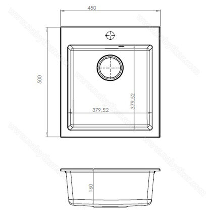 Drez Cortina 20 + sifón /Alveus