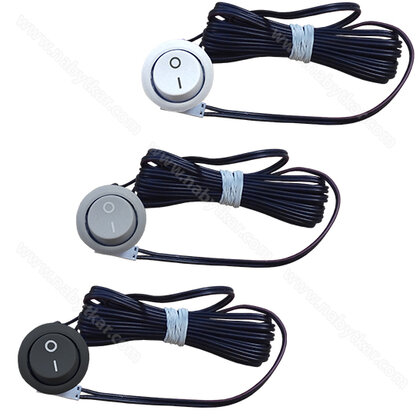 Vypínač na zafrézovanie typ - 1bk 12V s káblom a koncovkou JSTM 