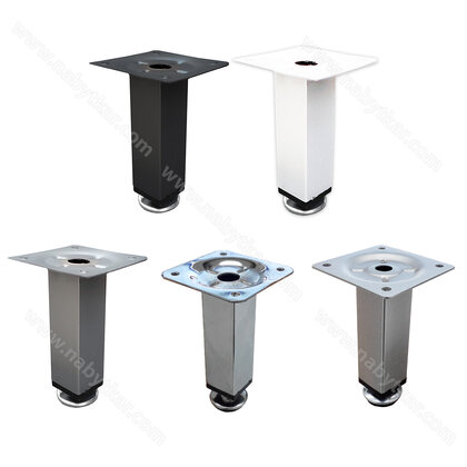 Nábytk.noha N 25X25 100mm s regulátorom