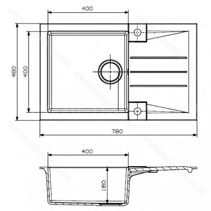 Drez Rock 130 + pop-up sifón /Alveus