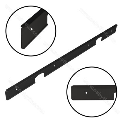 LPD QUATRO 2obl. 38x600-R4.5, Rohova ČIERNA