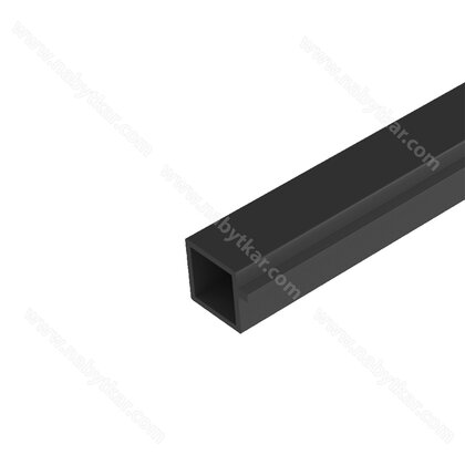 IQube 16 profil jednostranný na policu  L:3,5m C-35 čierny