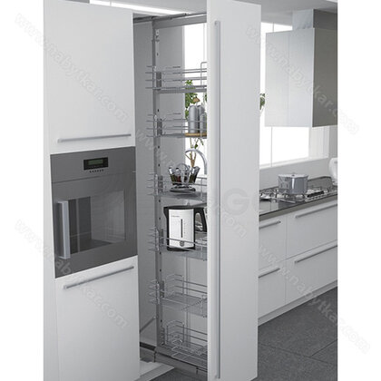 Košíkový set k potrav.košu 255, počet políc: 5ks, antracit , Green line / SIGE Košíkový set k potrav.košu 255, počet políc: 5ks, antracit , Green line / SIGE