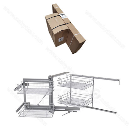 Cargo Rohový predný pravý GREEN LINE 350,s tlmením,1160x500x600/850 mm, Antracit / SIGE