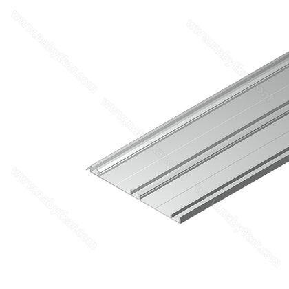 LUX Koľaj spodná, REVERSE 3-radová-M18, hliník