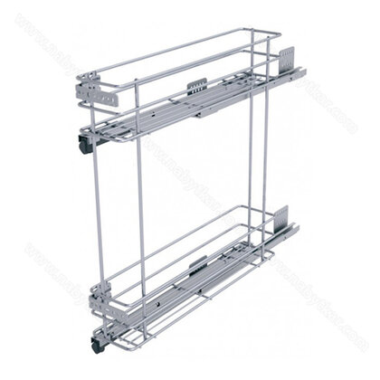 Cargo košík "15" GREEN LINE 002G, bočný-s tlmením,110x450x520 mm, chróm / SIGE