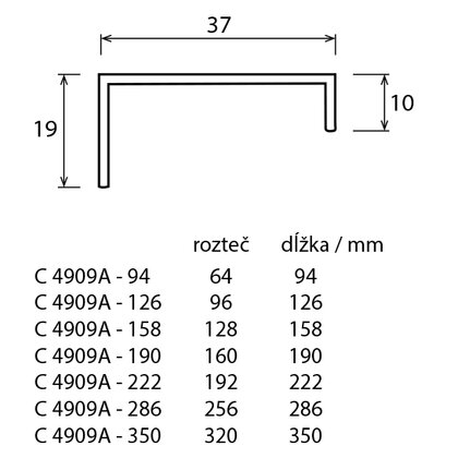 Madlo VERA C-4909A - G2 chróm Madlo VERA C-4909A - G2 chróm