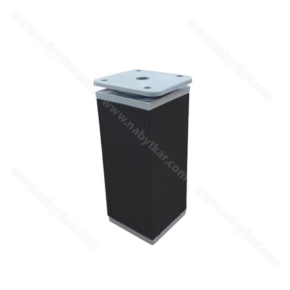 Nábytk. noha NA6 40x40 h- 100, čierna matná