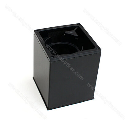 Nábytk.noha 080x080 h- 100mm, čierna