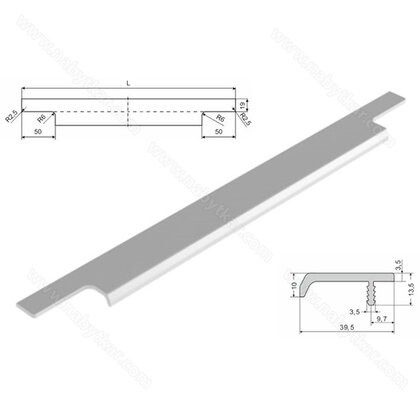 Madlo UKW 10 typ B / hliník