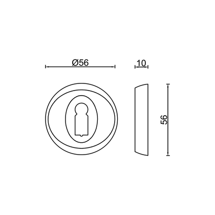 Rozetka na Kľúč T-002-104
