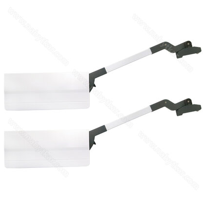 TOP-STAYS ST, výška zostavy 650-729 mm, váha dierok 11,5-19,8 kg, biele krytky /DTC