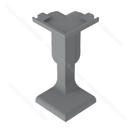 Gripless LIGHT uholník vonkajší na profil typ "C" RAL 9007 Gripless LIGHT uholník vonkajší na profil typ "C" RAL 9007