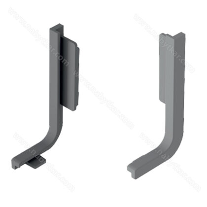 Gripless LIGHT koncovka na profil typ " L" RAL 9007