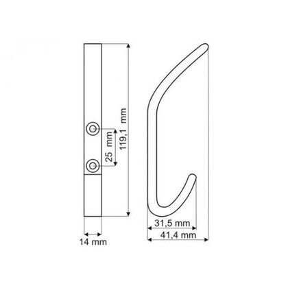 Náb. vešiak WA02 / Gamet Náb. vešiak WA02 / Gamet